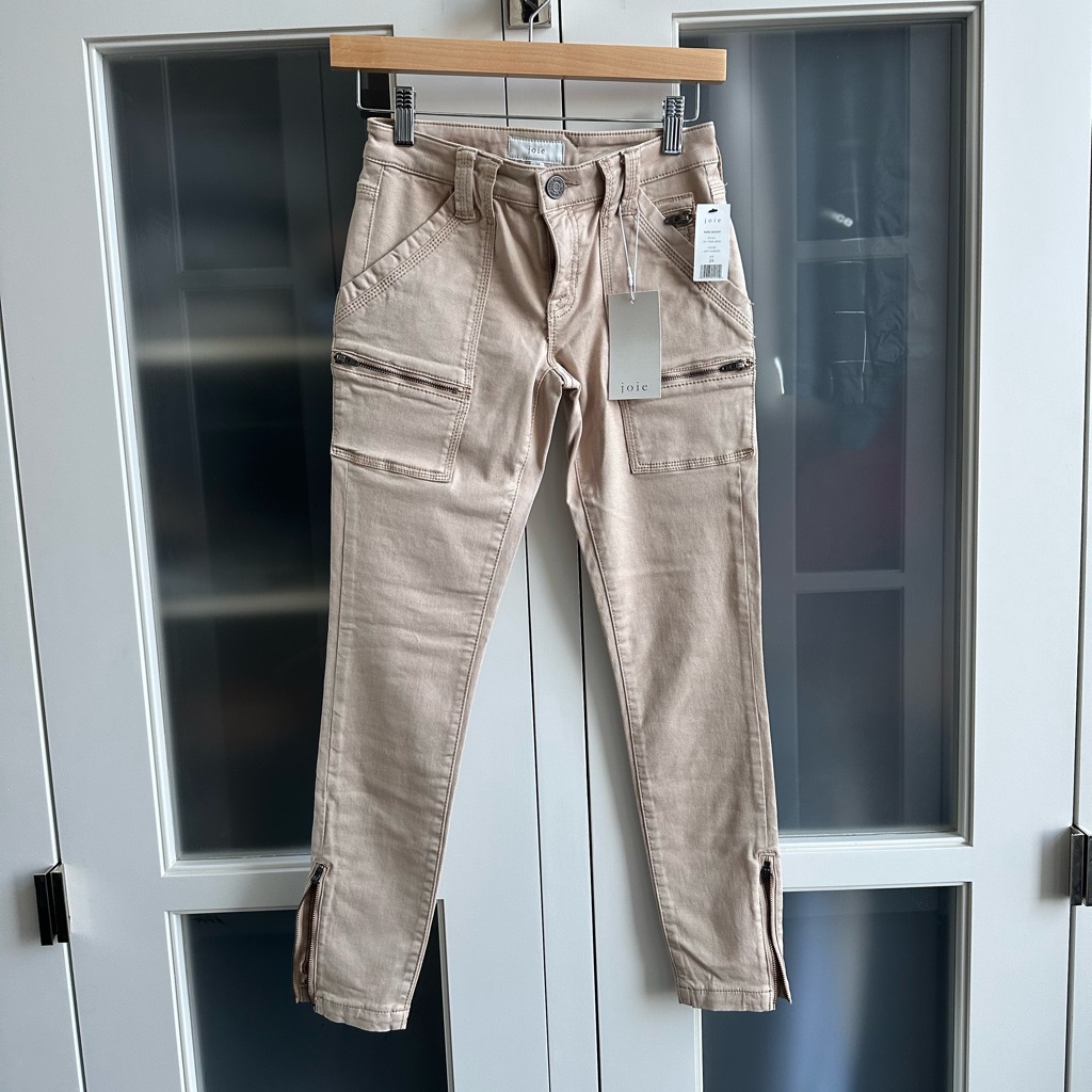 Joie Light Tan Cargo Pants For Women